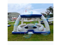 inflatable aqua lumulutang na isla
