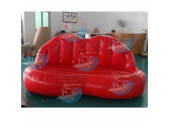 inflatable pulang labi hugis sofa
