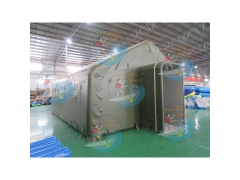 pasadyang drop stitch inflatable tent military tent
 Fun at the sea!