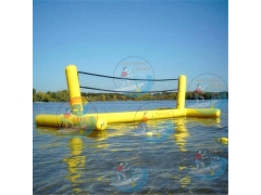 water goal inflatable floating polo court water toys
 Fun at the sea!